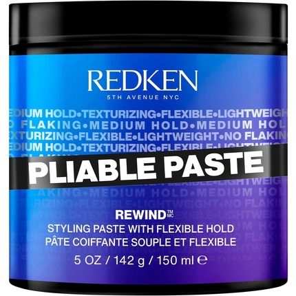 Текстурирующая паста для волос Pliable Paste для гибкой работы в течение всего дня, 150 мл, Redken