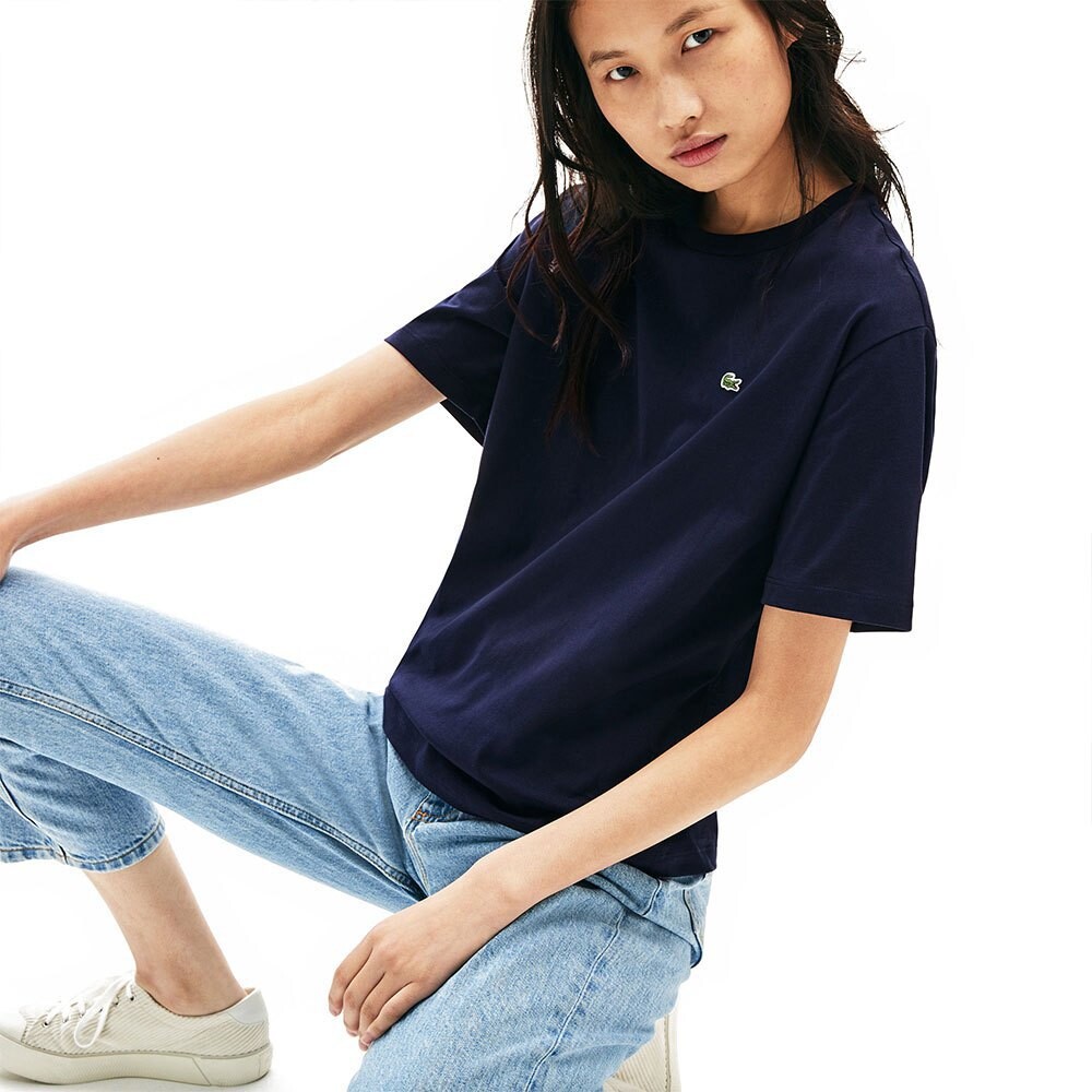 

Футболка Lacoste Crew Premium Cotton, синий
