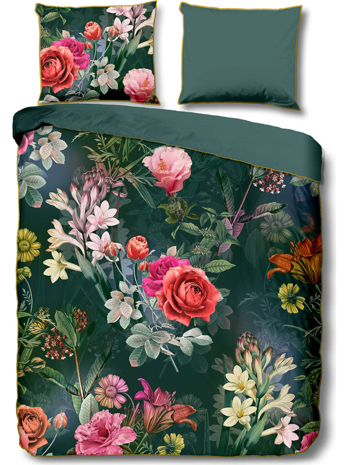 

Постельное белье Descanso Satin Set Simone, цвет bunt/grün