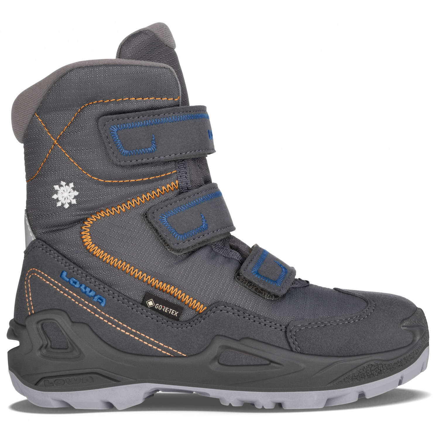 

Зимние ботинки Lowa Kid's Milo GTX Hi, цвет Anthrazit/Blau