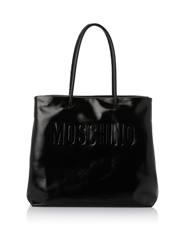 

Кожаная большая сумка Moschino