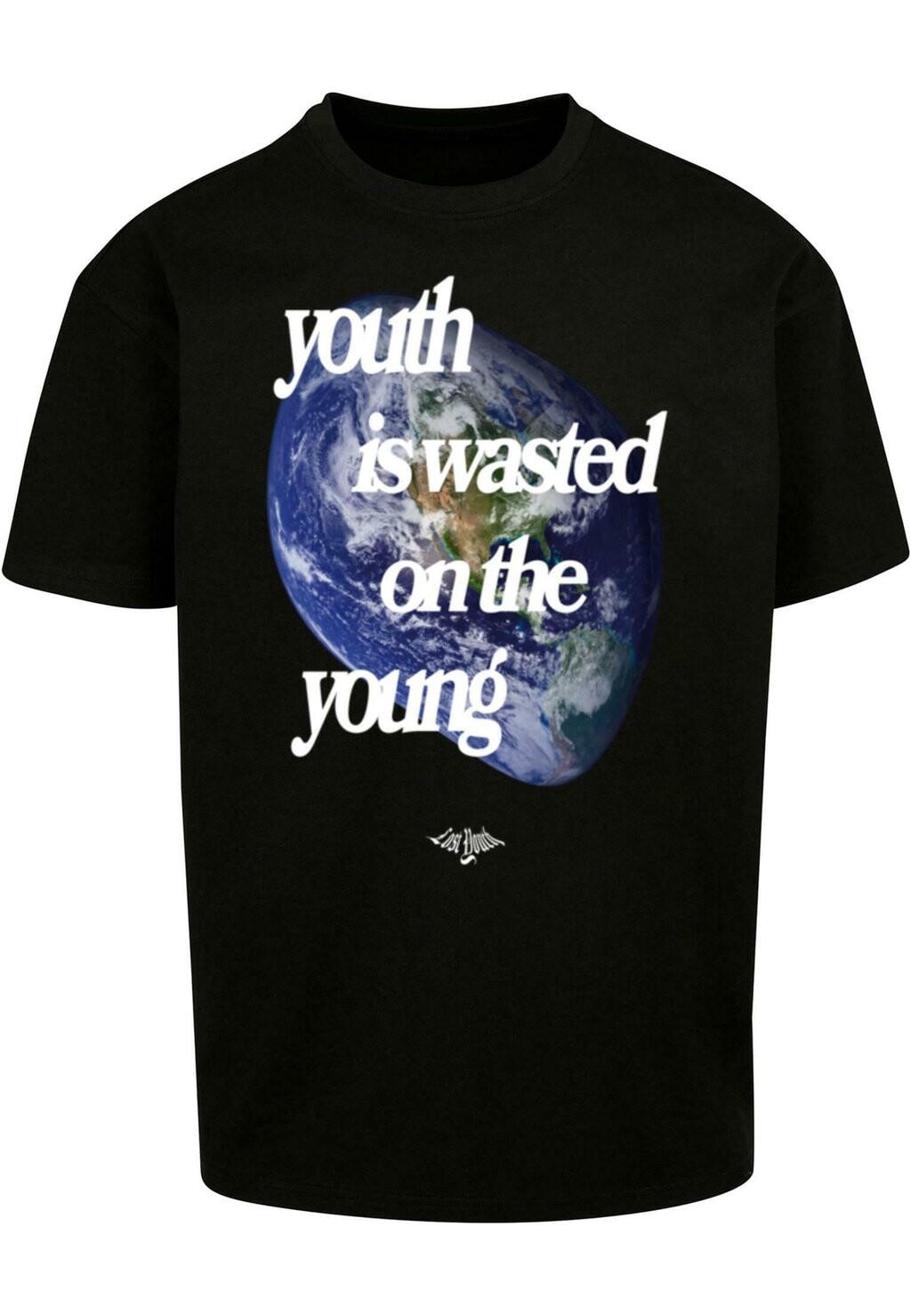

Футболка с принтом World V.1 Lost Youth, черный