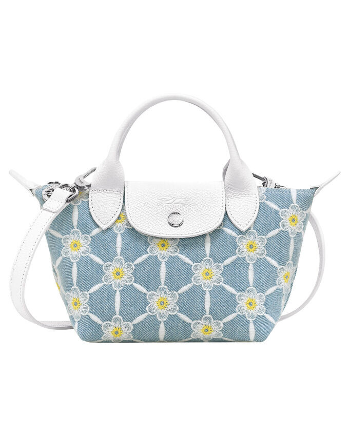 

Сумка через плечо le pliage marguerites Longchamp, синий