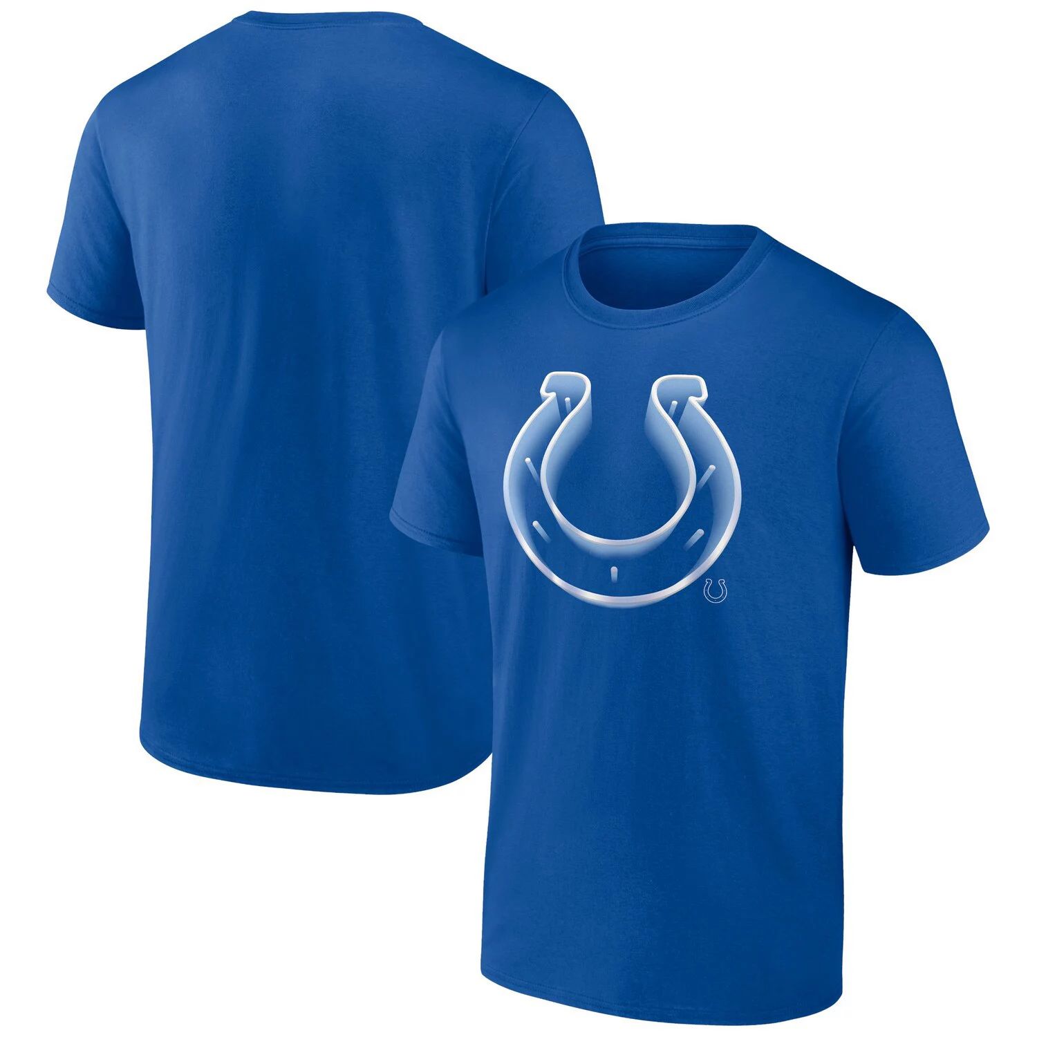 цена Мужская фирменная футболка Royal Indianapolis Colts Chrome Dimension Fanatics