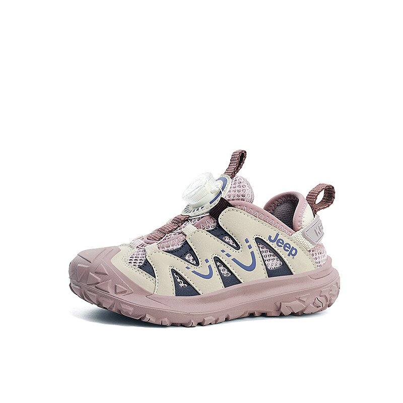 

Детские кеды Kids Low-top Snowball Белый/розовый Фиолетовый Jeep, розовый