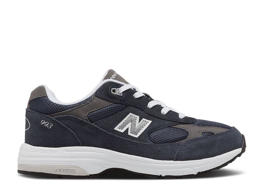 

Кроссовки New Balance 993 Little Kid, цвет Navy White
