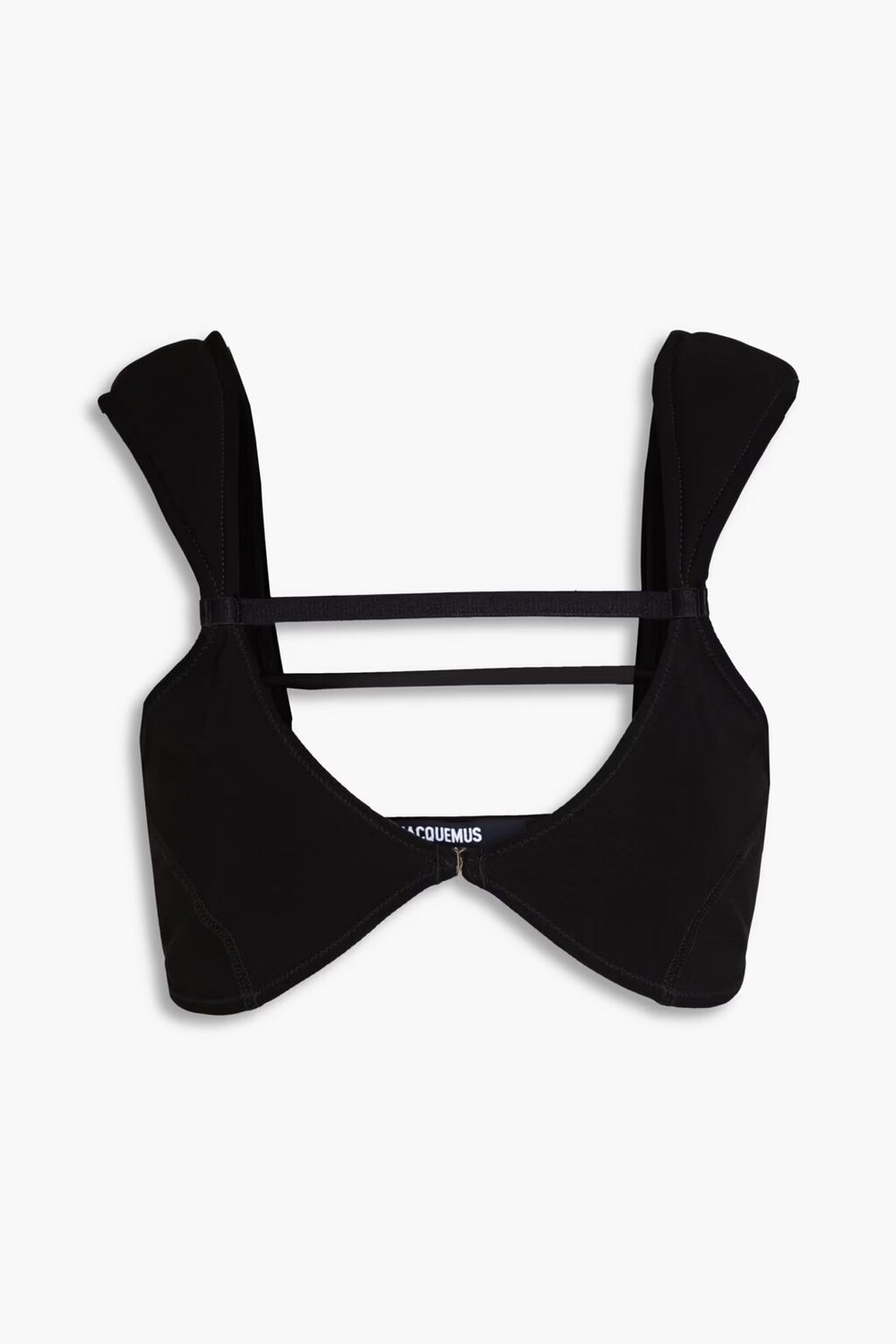 

Топ-бюстгальтер Veleiro из эластичной ткани Jacquemus, черный