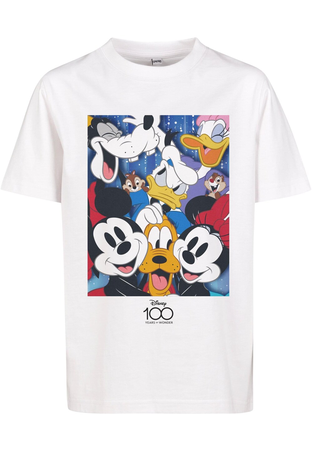 Рубашка Mister Tee Disney 100 Mickey & Friends, белый