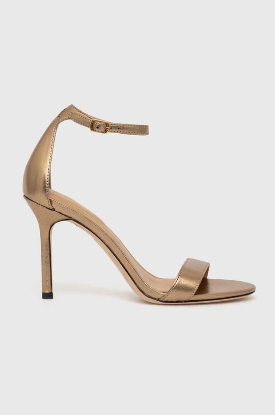 

Кожаные босоножки Allie Lauren Ralph Lauren, золотой