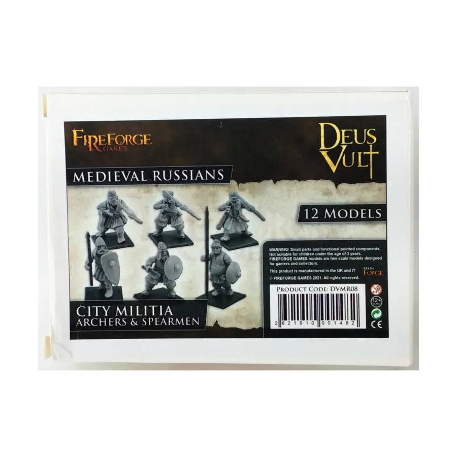 

Русское городское ополчение лучники и копейщики, Deus Vult - Core & Assorted (28mm)