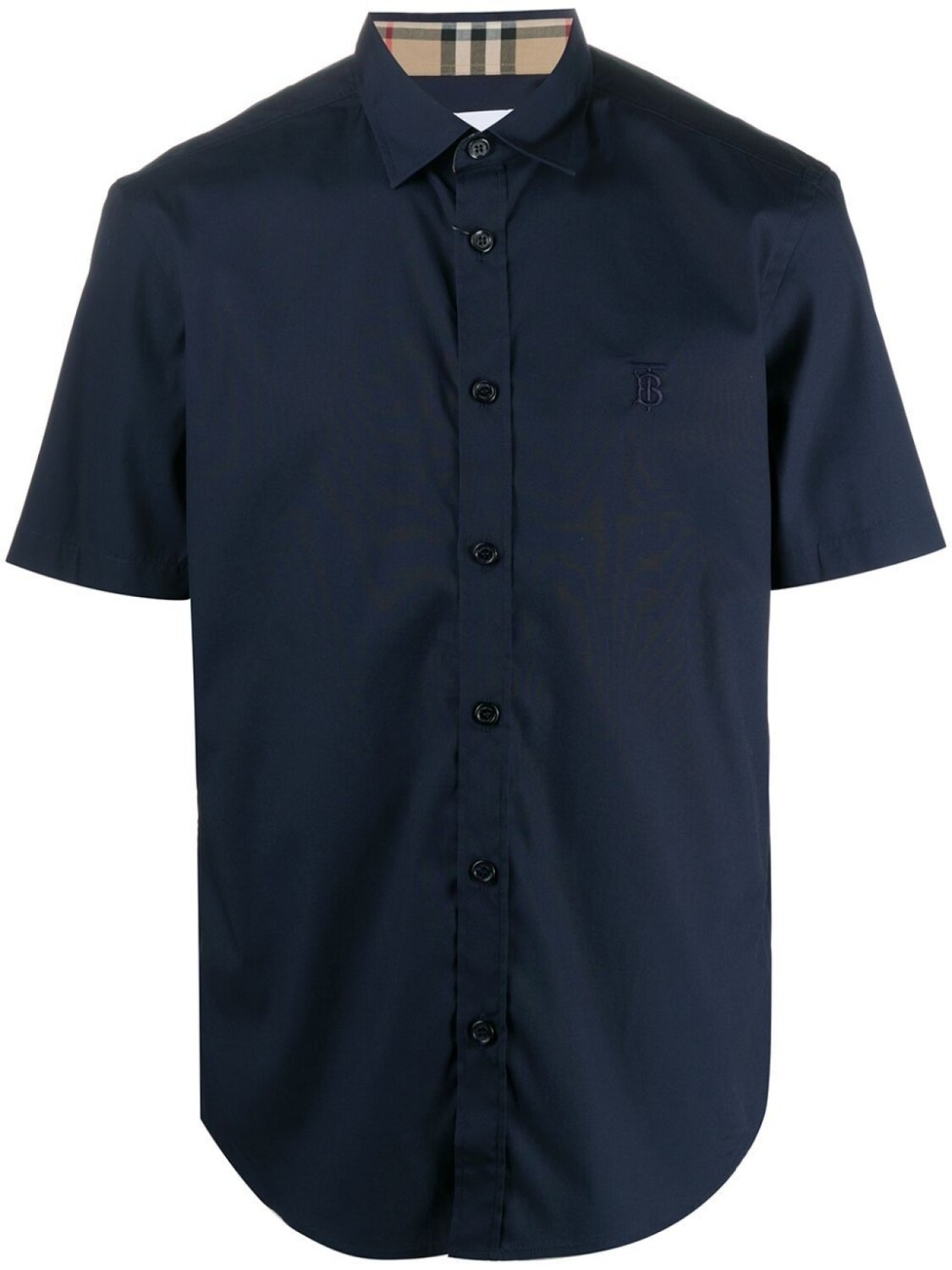 

Burberry рубашка с монограммой TB, синий