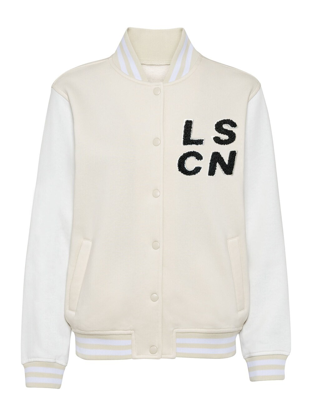 

Толстовка на молнии Lscn By Lascana, крем