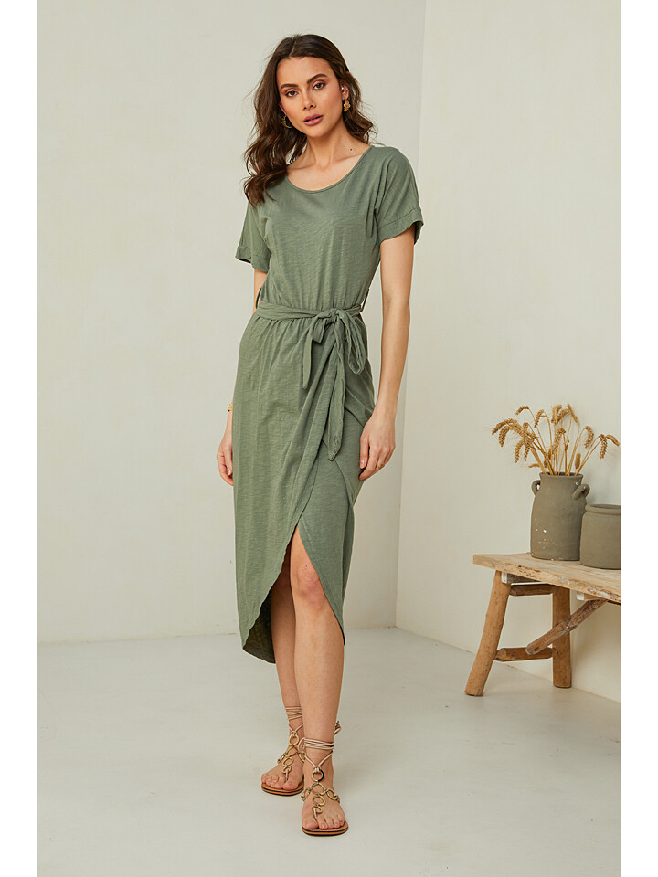 

Платье Pure Cotton, хаки