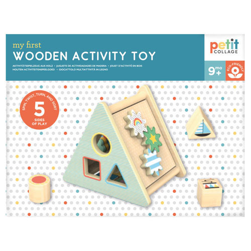 Настольная игра My First Wooden Activity Toy игра настольная 1 toy игродром неуловимая пицца т13552