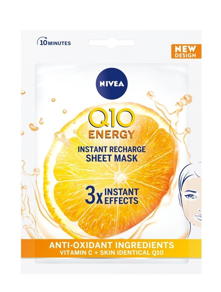 

Nivea Q10 Energy тканевая маска, 29 ml