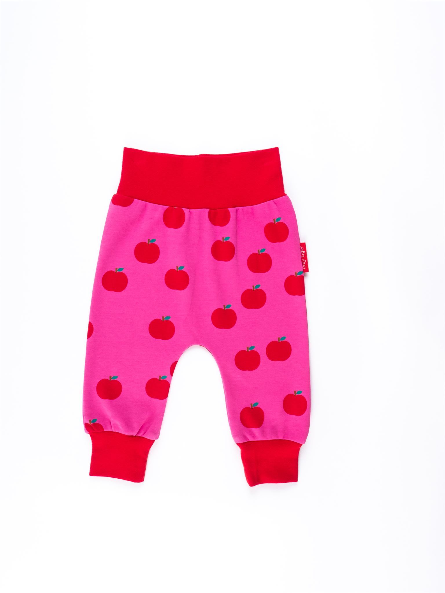 цена Тканевые брюки Toby Tiger mit Apfel Print, розовый
