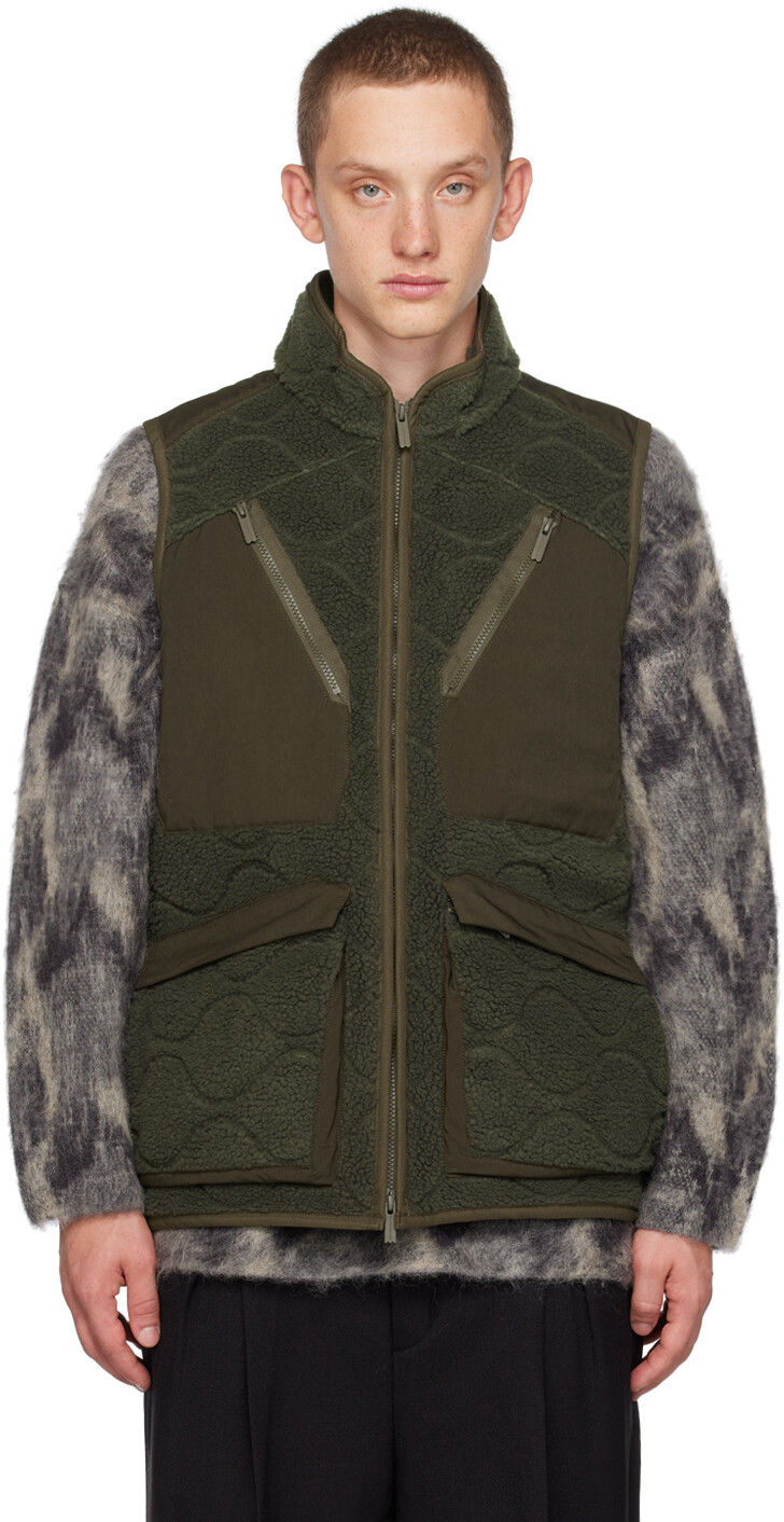 

Хаки Боа Жилет White Mountaineering︎