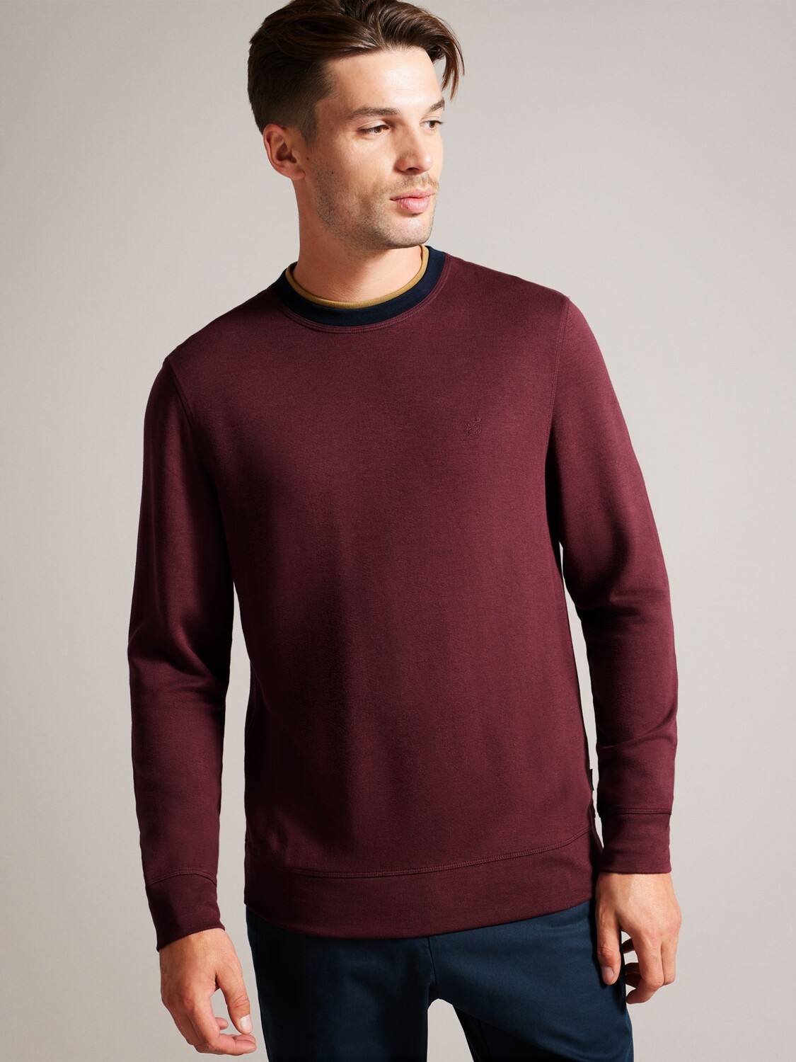 

Толстовка Zylem Soft Touch Ted Baker, красный бордовый