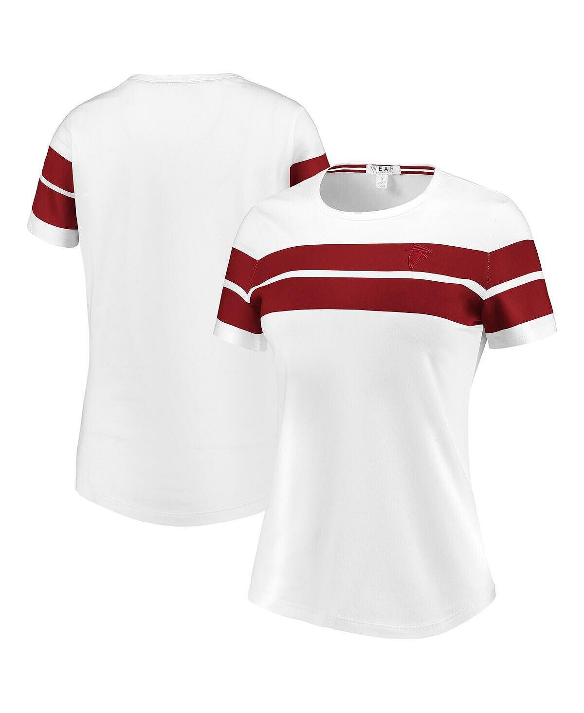 

Женская белая футболка Atlanta Falcons WEAR by Erin Andrews, белый