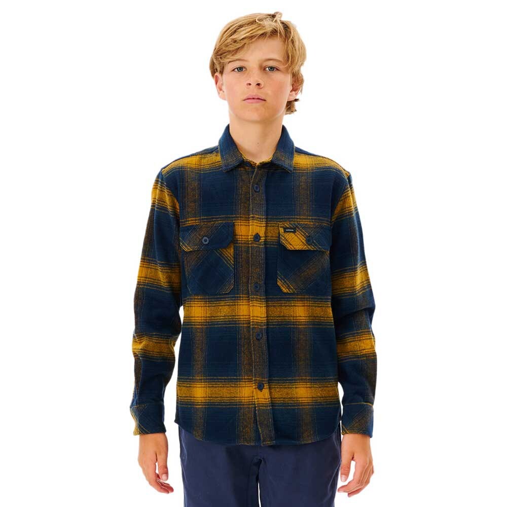 

Рубашка с длинным рукавом Rip Curl Count Flannel Boy, синий