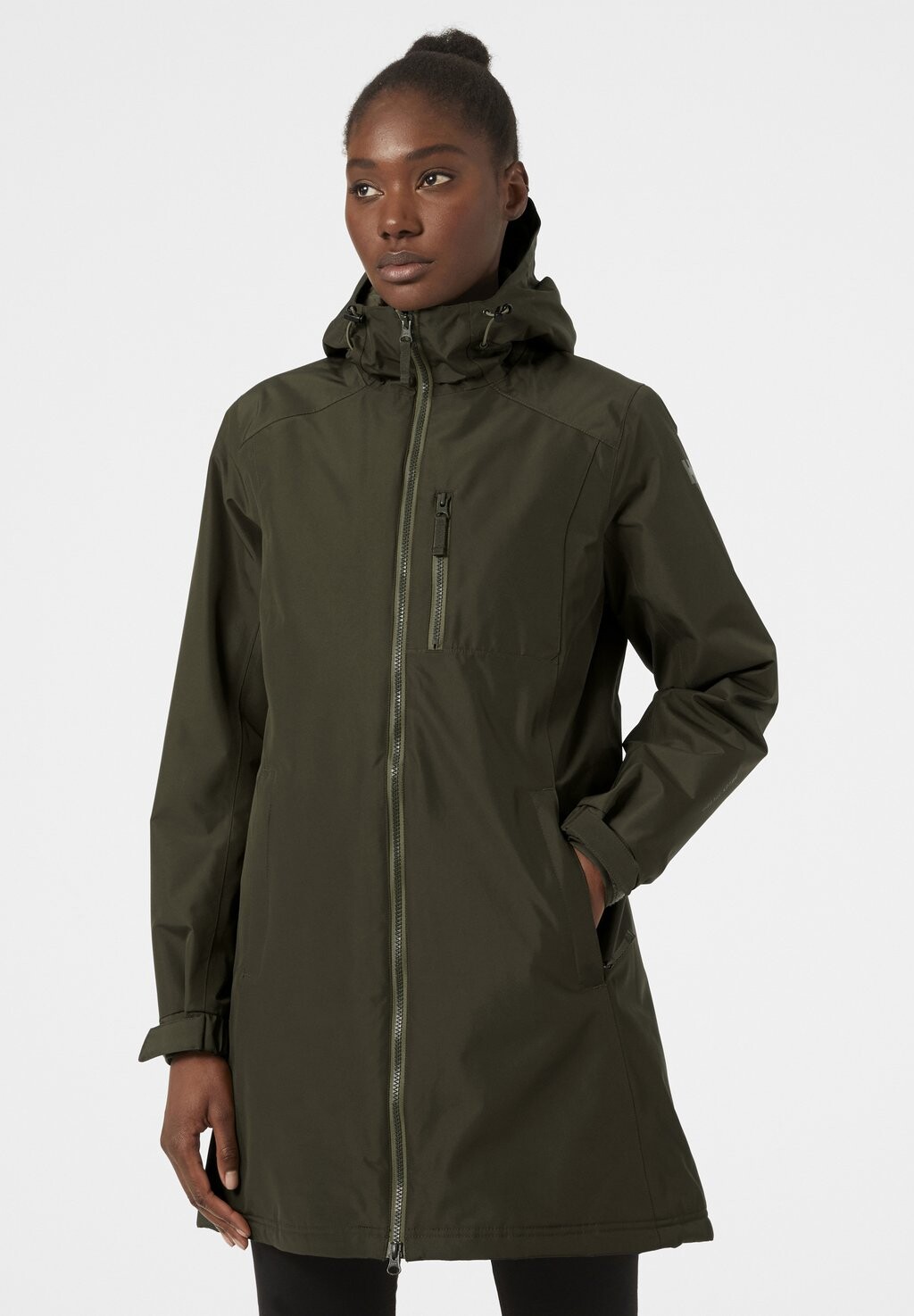 

Куртка зимняя BELFAST LONG Helly Hansen, цвет utility green