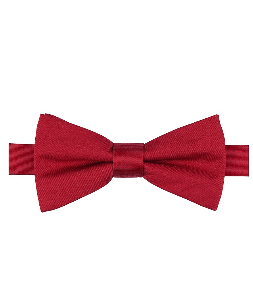 Однотонный галстук-бабочка Tre Vero с предварительной завязкой, красный