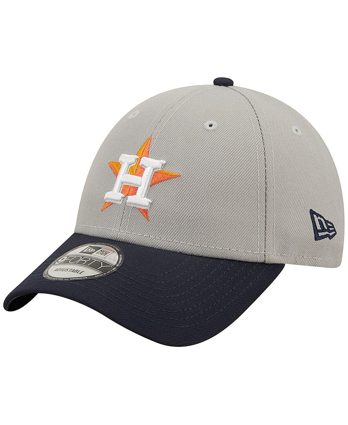 

Мужская бейсболка серо-темно-синего цвета Houston Astros League 9FORTY New Era