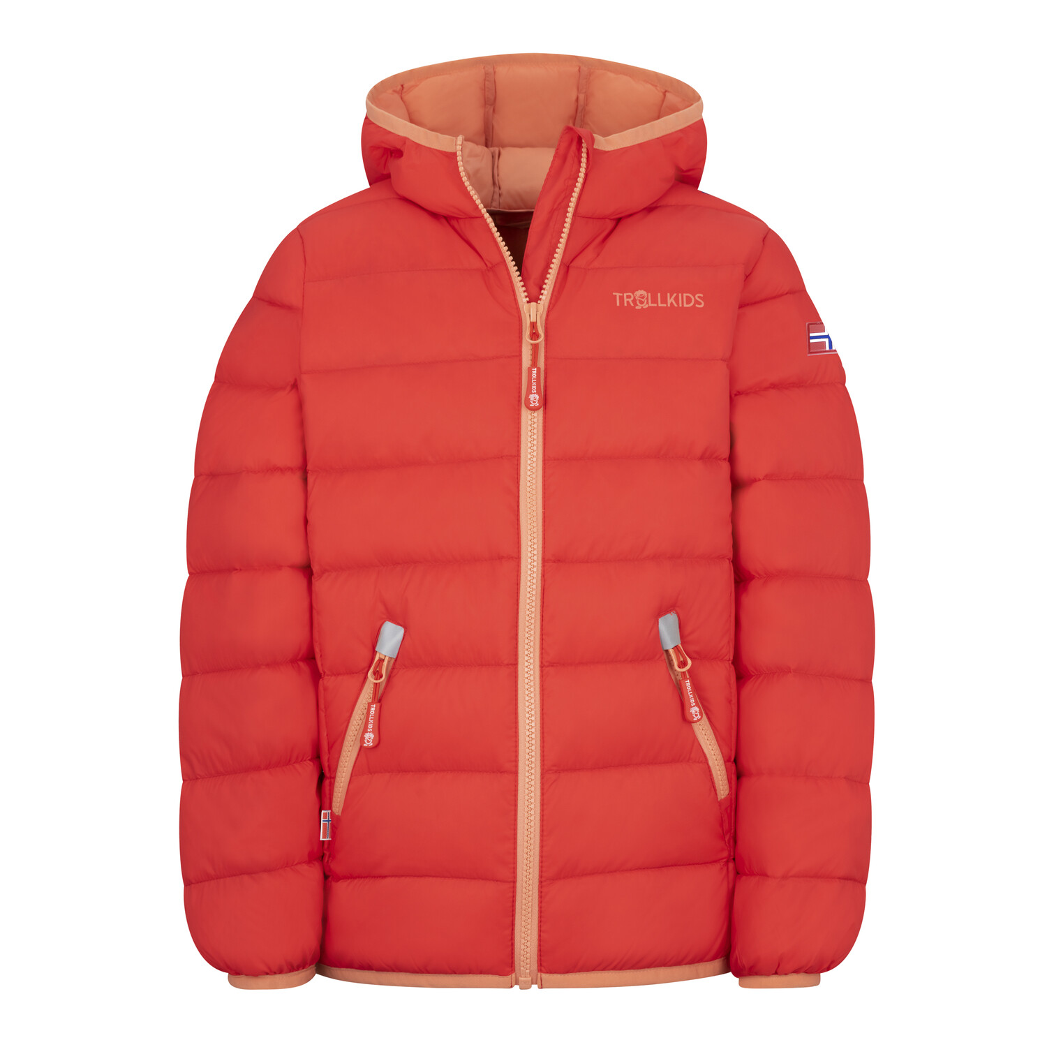 

Пуховик Trollkids Jacke Dovrefjell, цвет Kirschrot/Koralle