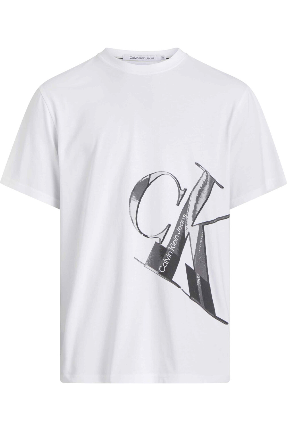

Футболка мужская ярко-белая Calvin Klein, белый