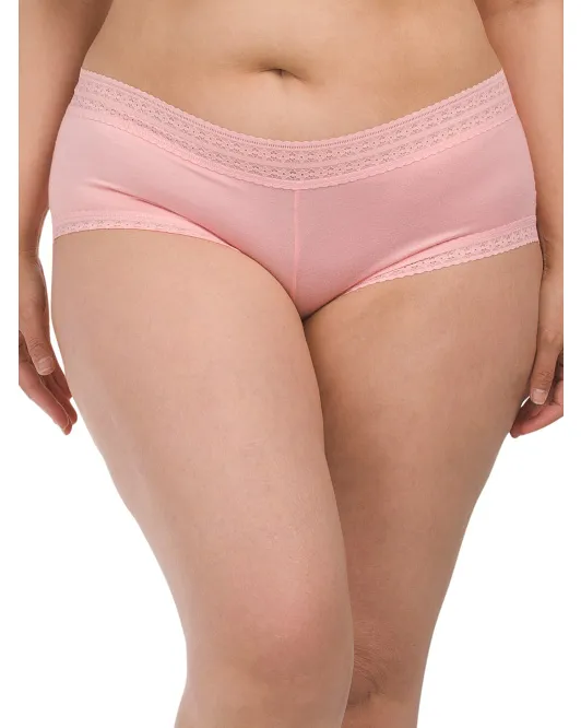 

Плюс Сделано в США Dreamease Boyshort Трусики Hanky Panky, розовый