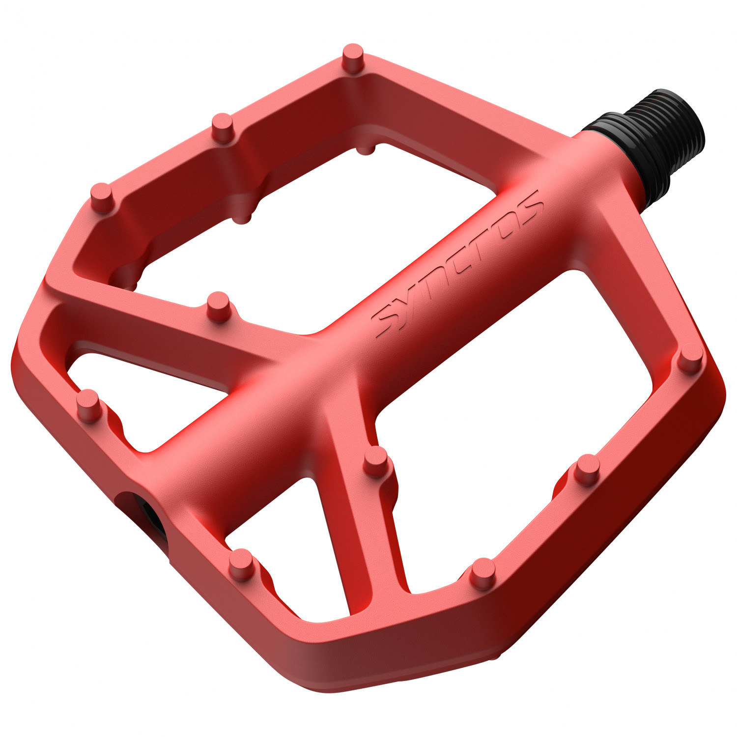 Педали платформы Syncros Flat Pedals Squamish III, цвет Florida Red 105 pd r7000 pd5800 r540 r550 road bike pedals carbon self locking pedals spd pedals with sm sh11 cleats