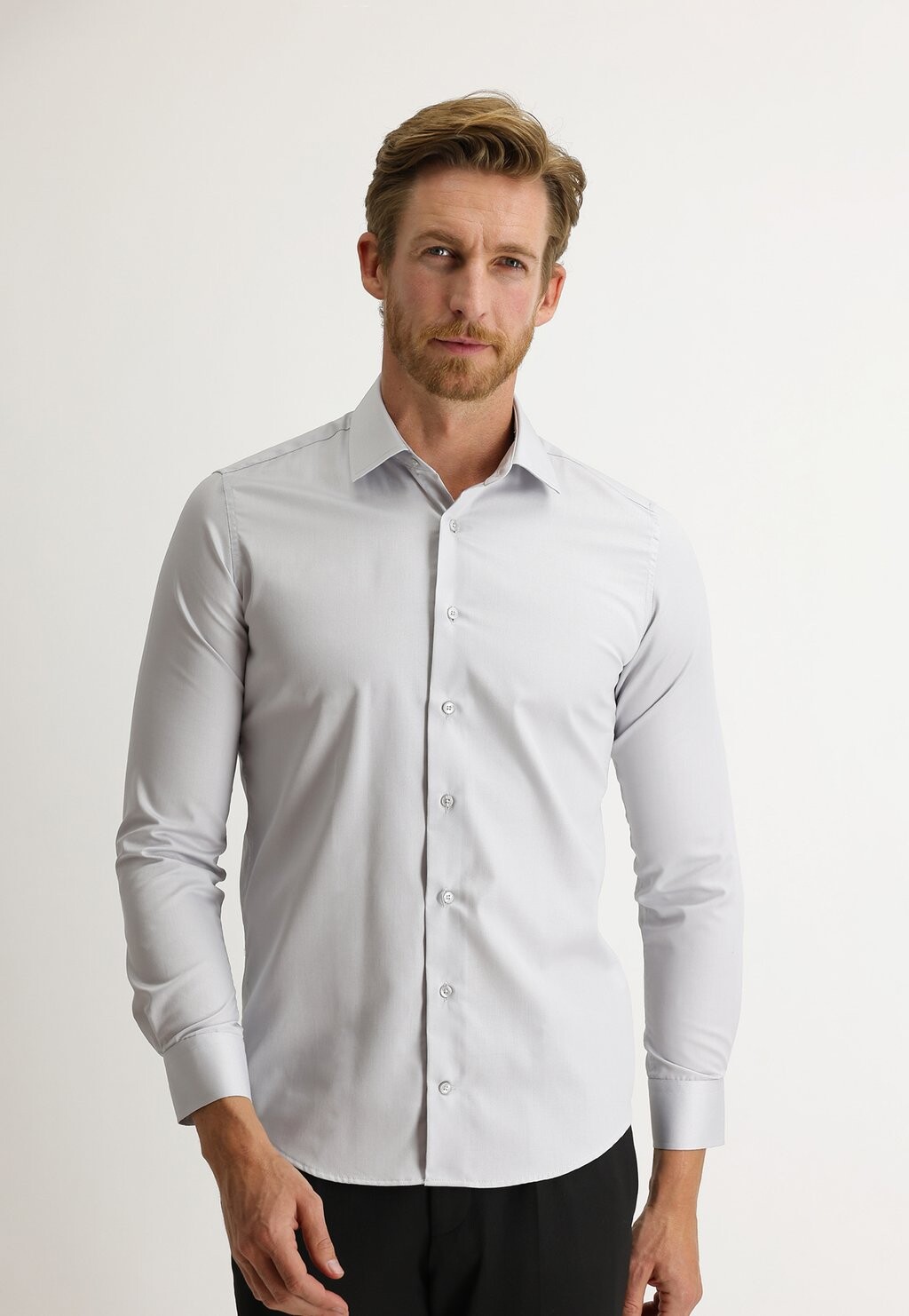 

Рубашка деловая NON IRON SLIM FIT Kigili, цвет medium grey