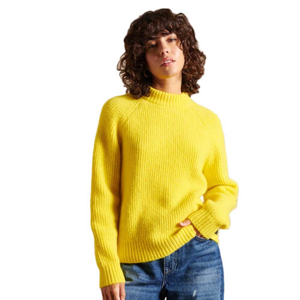 

Свитер Superdry Alpaca Blend Crew, желтый