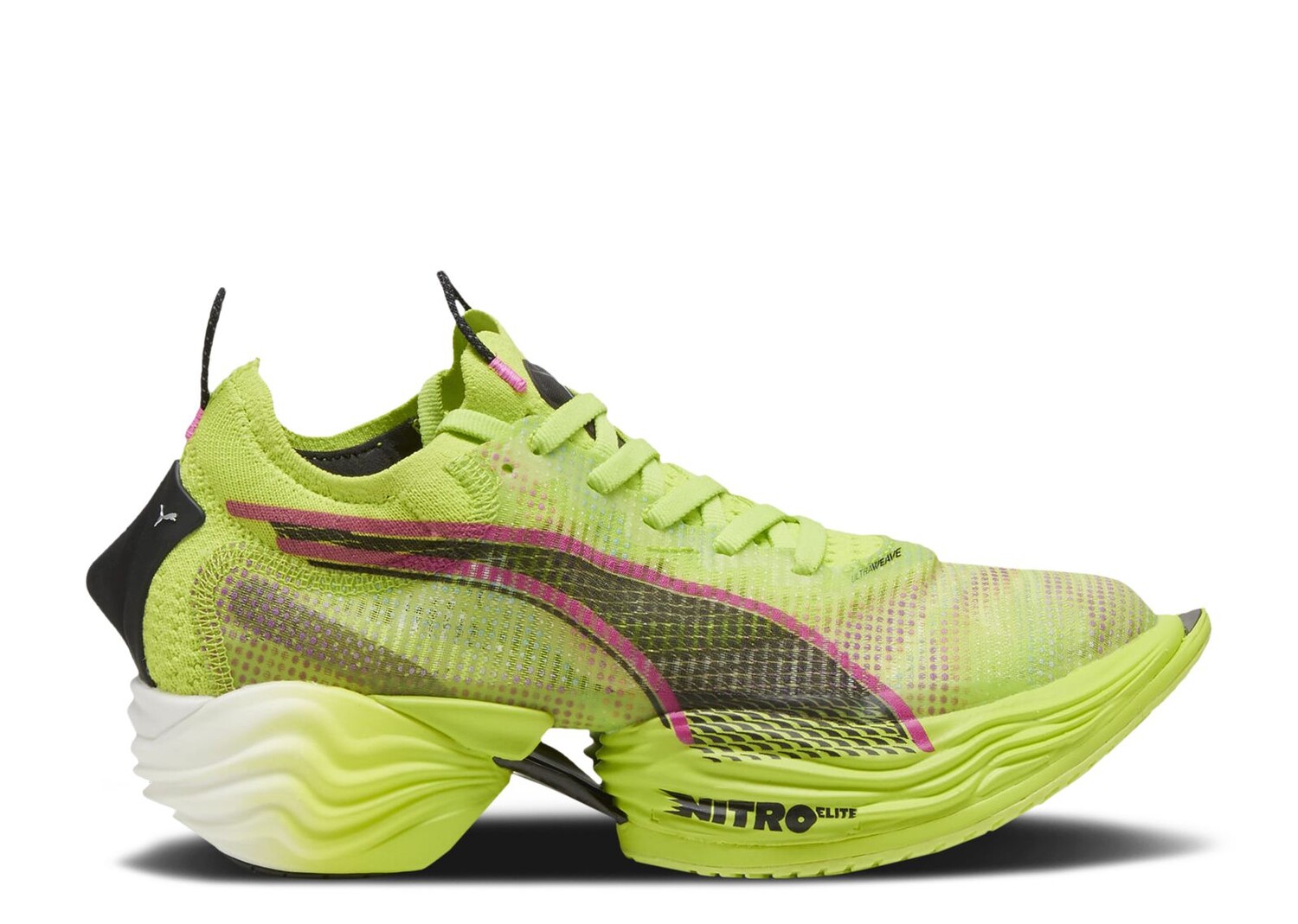 

Кроссовки Puma Wmns Fast-R Nitro Elite 2 'Lime Pow Poison Pink', зеленый