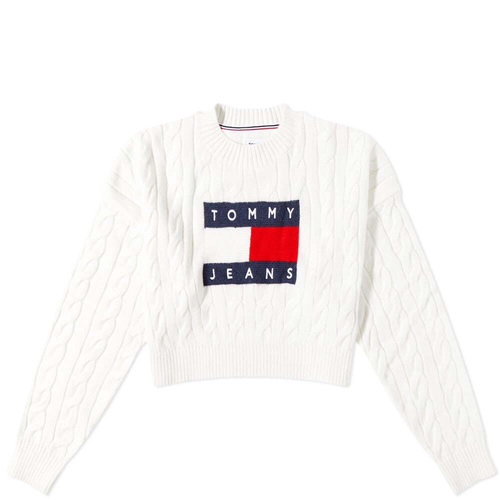 

Джемпер объемной вязки с логотипом Tommy Jeans