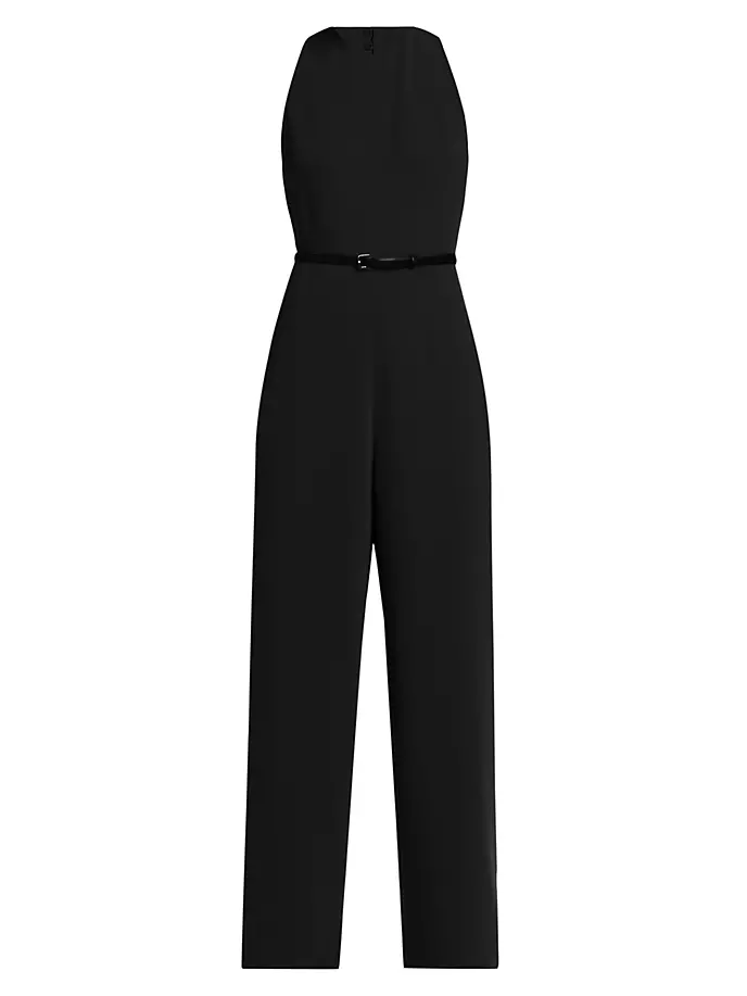 

Трикотажный комбинезон Alfa с поясом Max Mara, черный