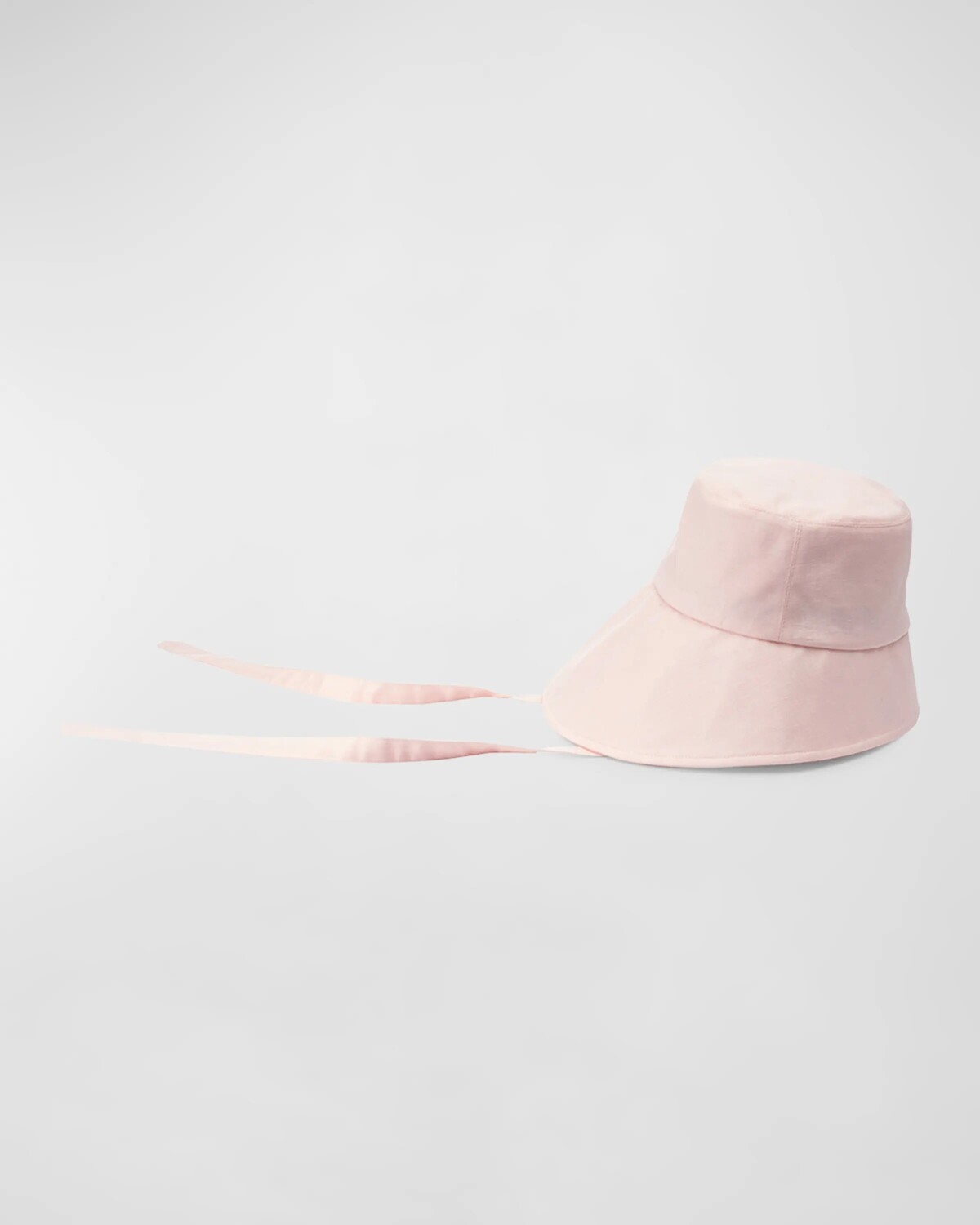 

Асимметричная льняная панама Ally Eugenia Kim, цвет Pale Pink