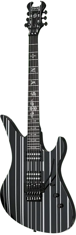 

Электрогитара Schecter Synyster Standard Gloss Black w/Silver Pin Stripes