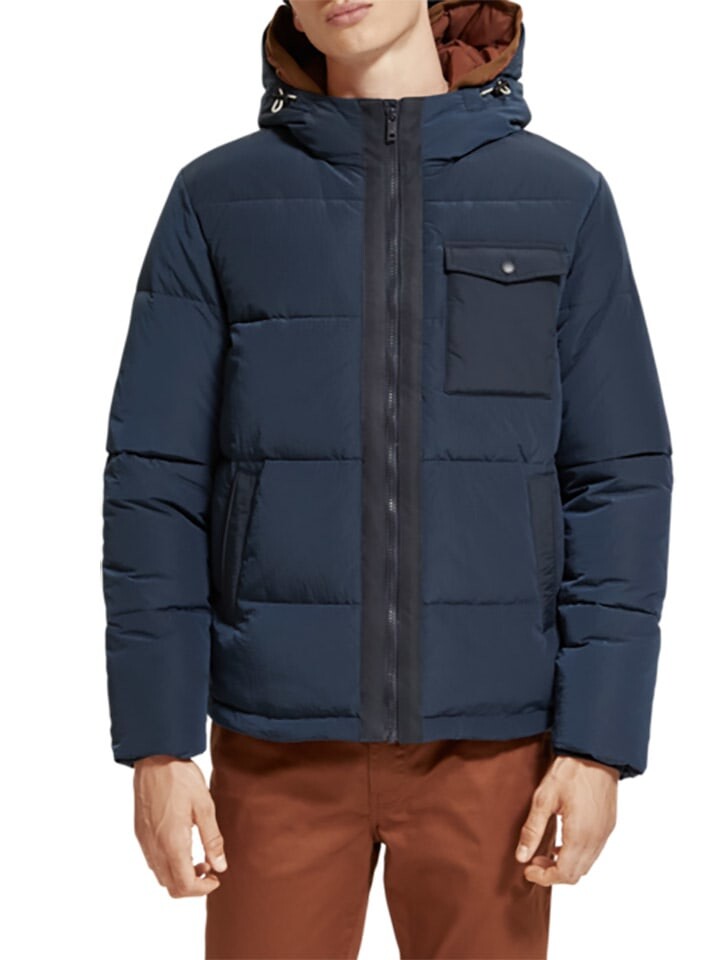 

Зимняя куртка Scotch & Soda, темно-синий