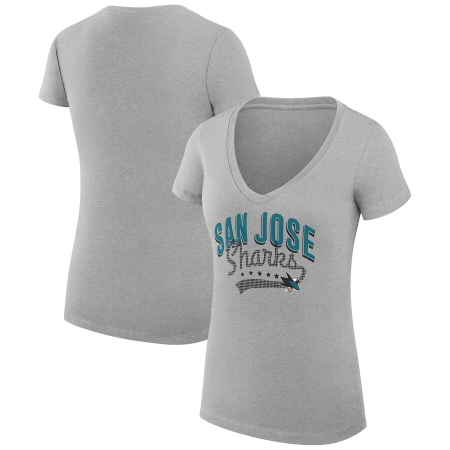 

Футболка с коротким рукавом G-III 4Her by Carl Banks San Jose Sharks, серый