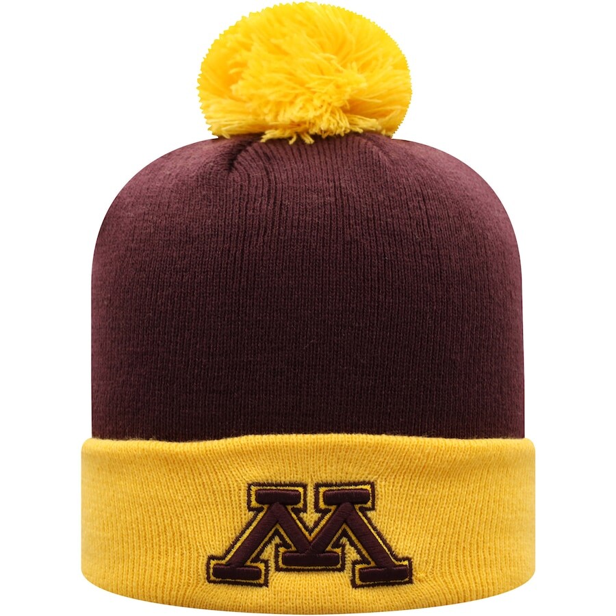 

Шапка Top of the World Minnesota Golden Gophers, бордовый