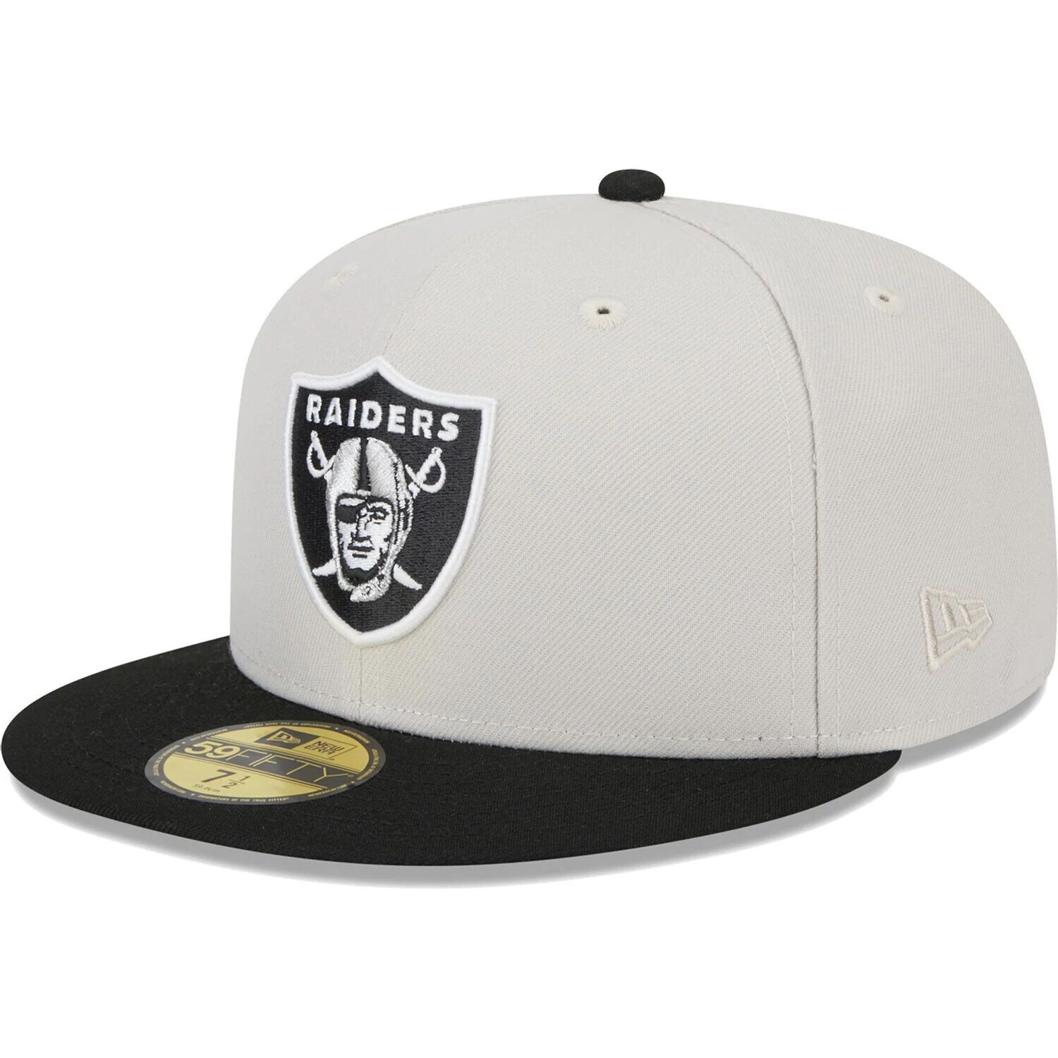 

Мужская нашивка New Era цвета хаки/черный Las Vegas Raiders Super Bowl Champions 59FIFTY, облегающая шляпа