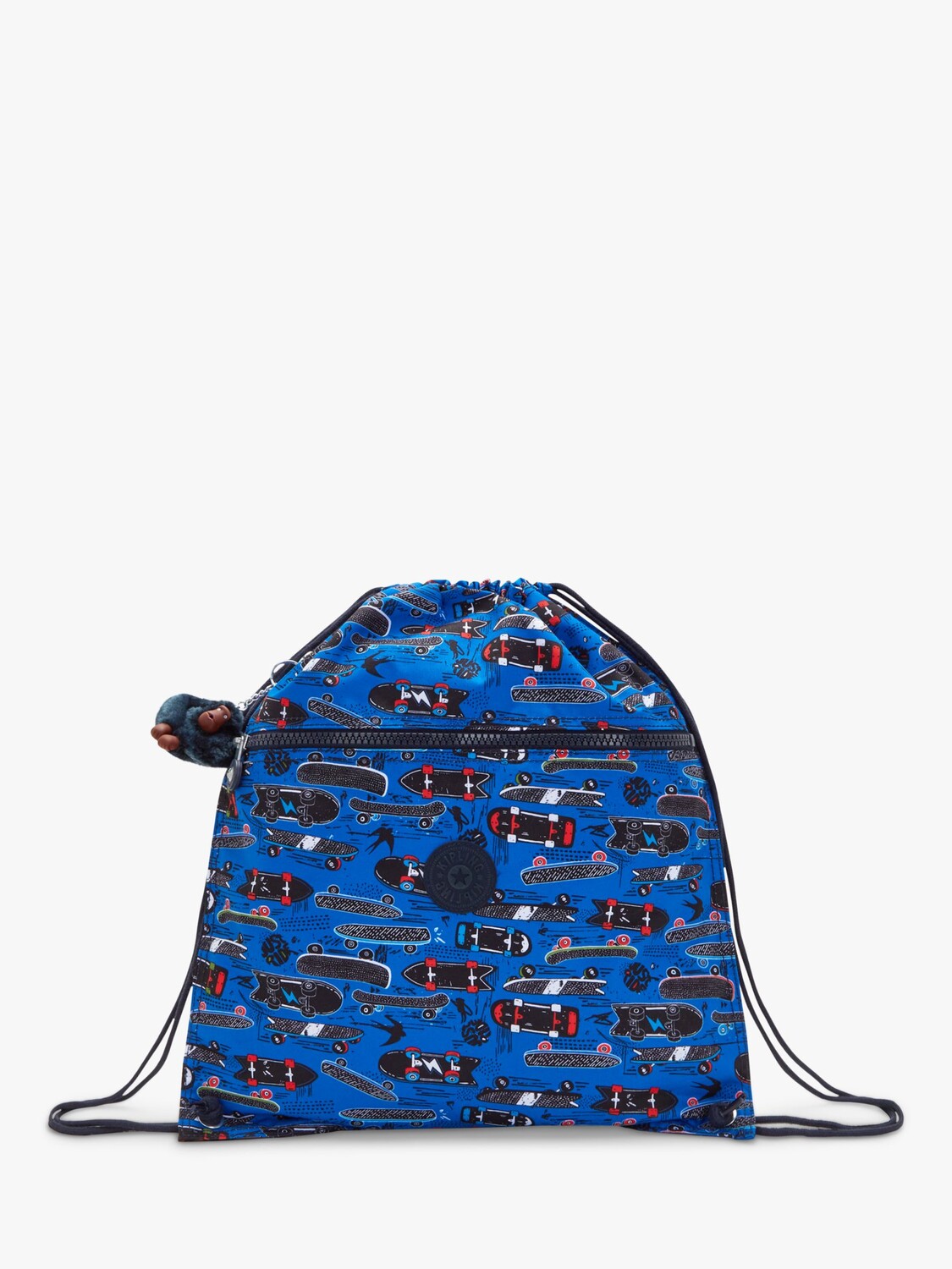 

Детский школьный рюкзак Supertaboo на шнурке Kipling, новый скейт