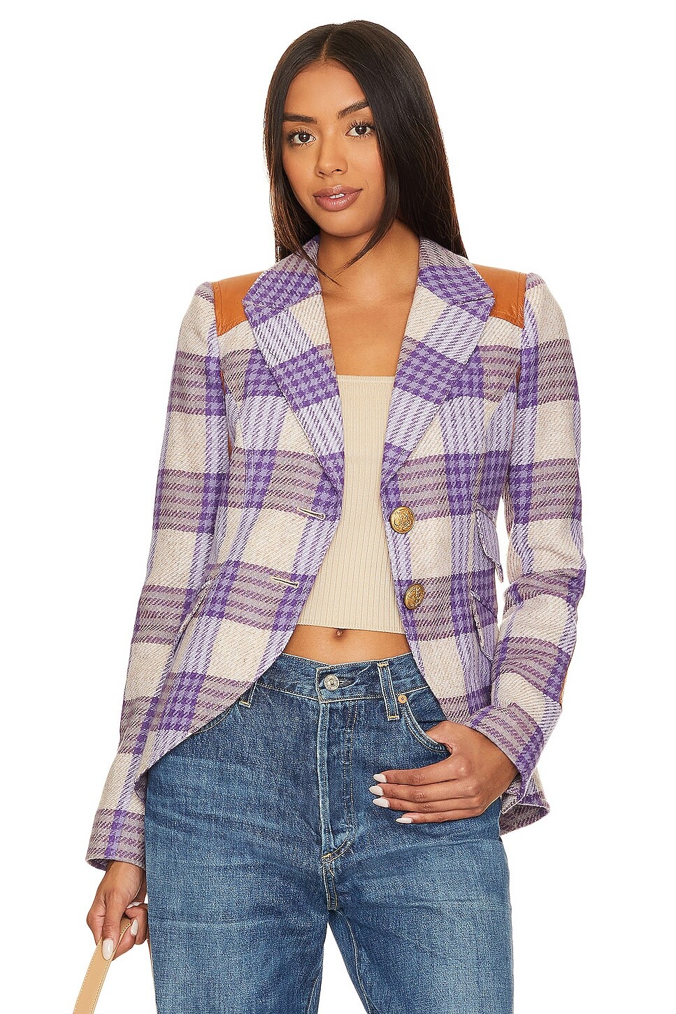 

Блейзер Smythe Rifle Patch Equestrian, цвет Orchid Plaid With Whiskey