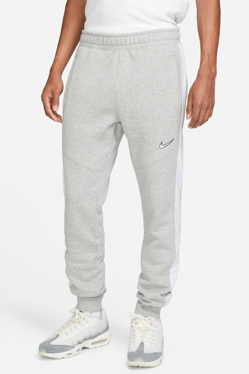 

Спортивные джоггеры в стиле колор-блок Nike, серый