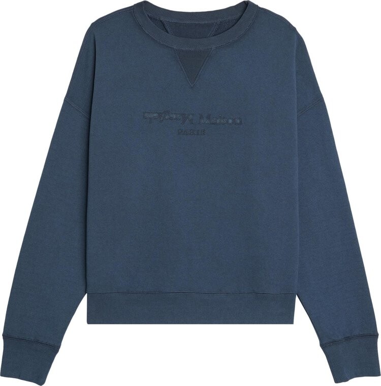 

Толстовка Maison Margiela Logo 'Blue', синий