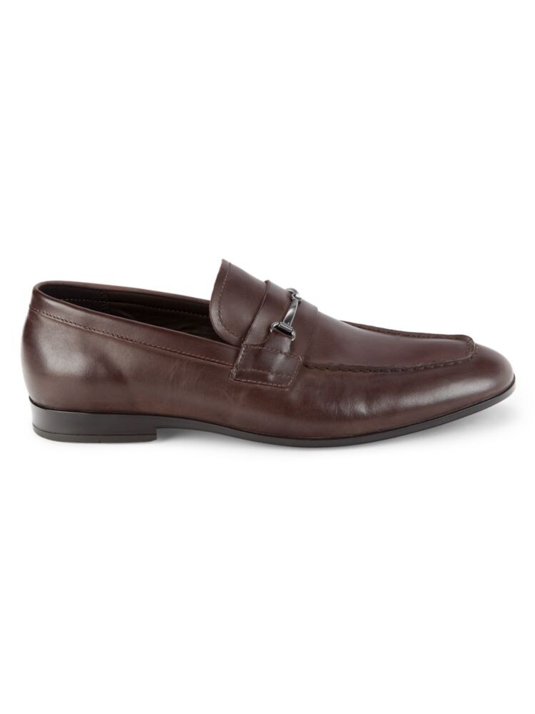 

Кожаные лоферы Norris Marc Fisher Ltd, цвет Dark Brown