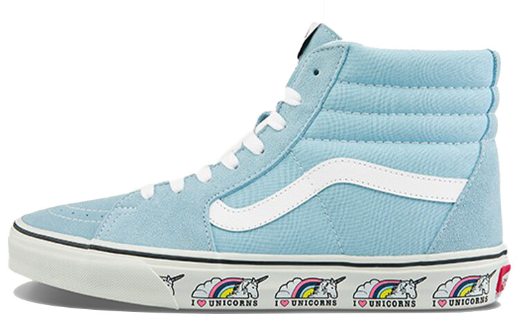 

Туфли для скейтбординга унисекс Vans SK8 HI Синий