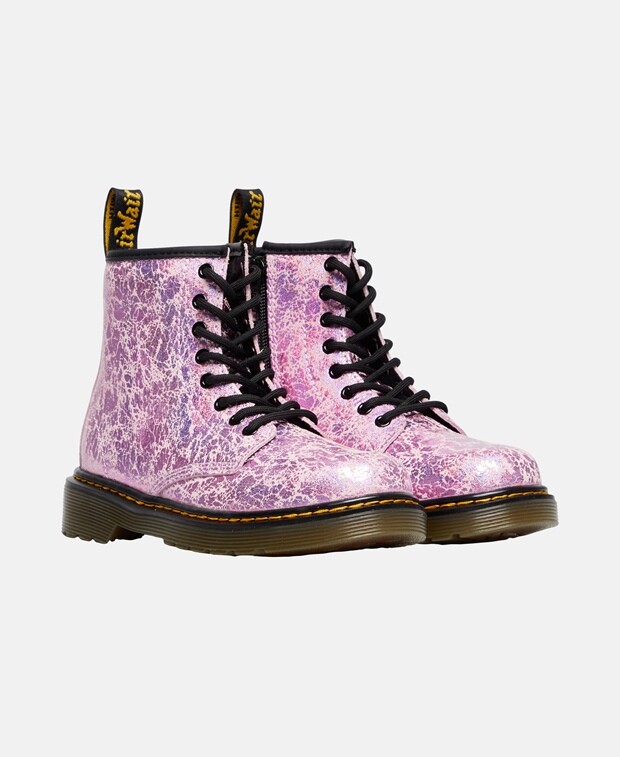 

Ботинки на шнуровке Dr. Martens, розовый
