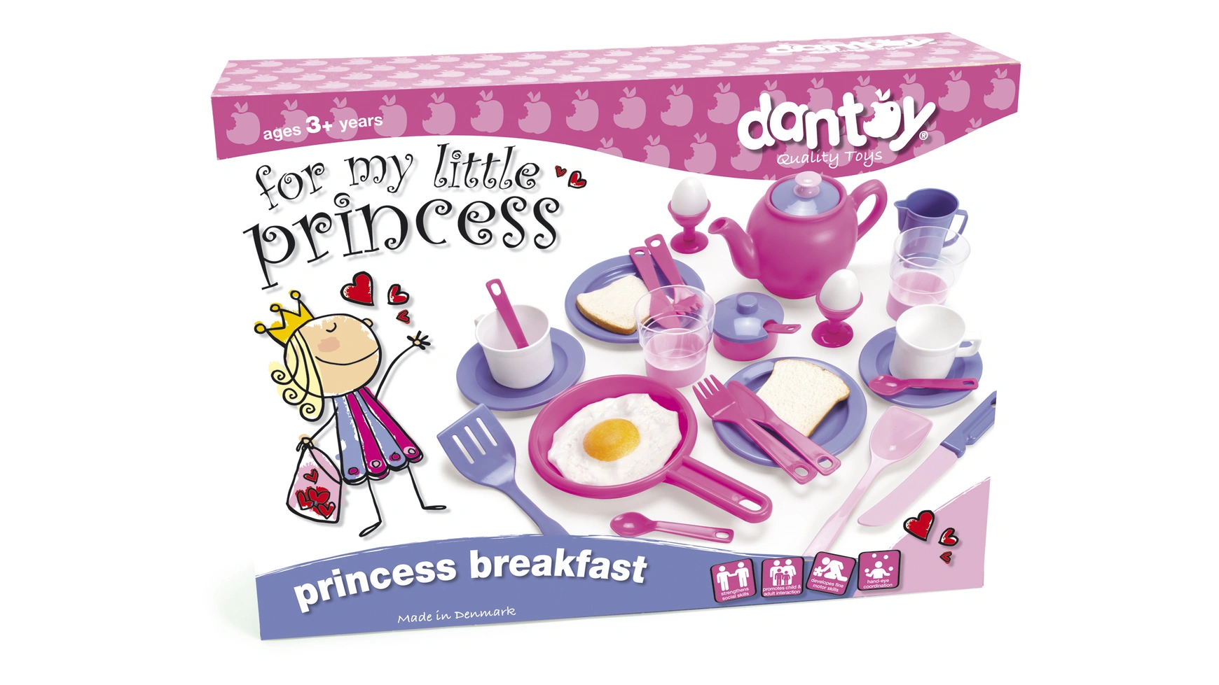 Dantoy Набор для завтрака Принцесса в коробке набор 5 игрушка из пластилина принцесса